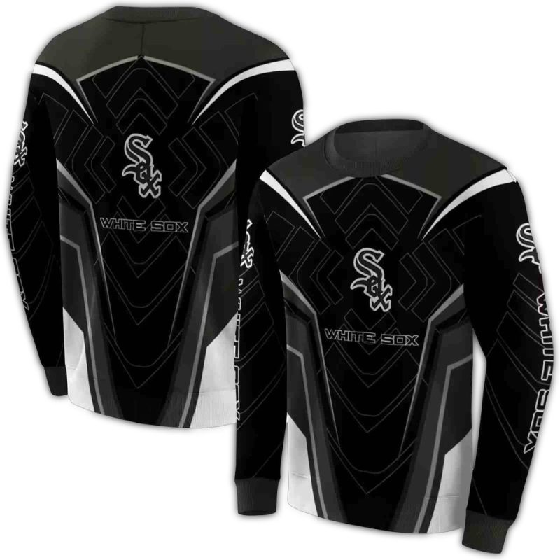 Chicago White Sox Futuristic Pattern AOP Sweatshirt 1