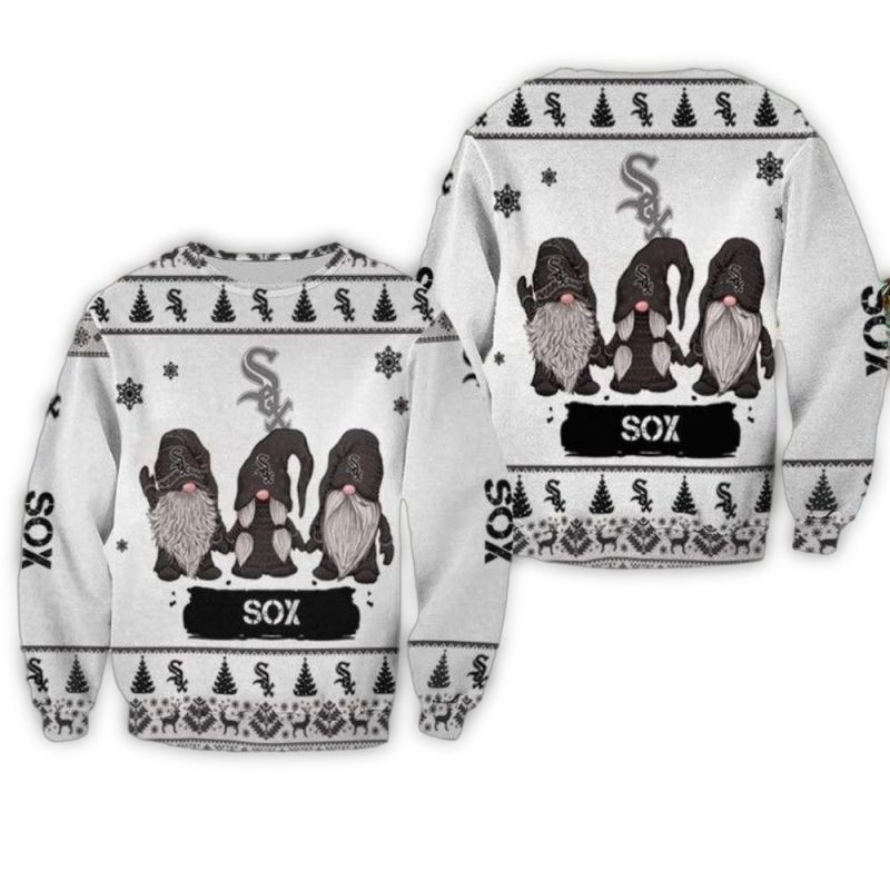 Chicago White Sox Gnome Christmas Ugly Sweater 1