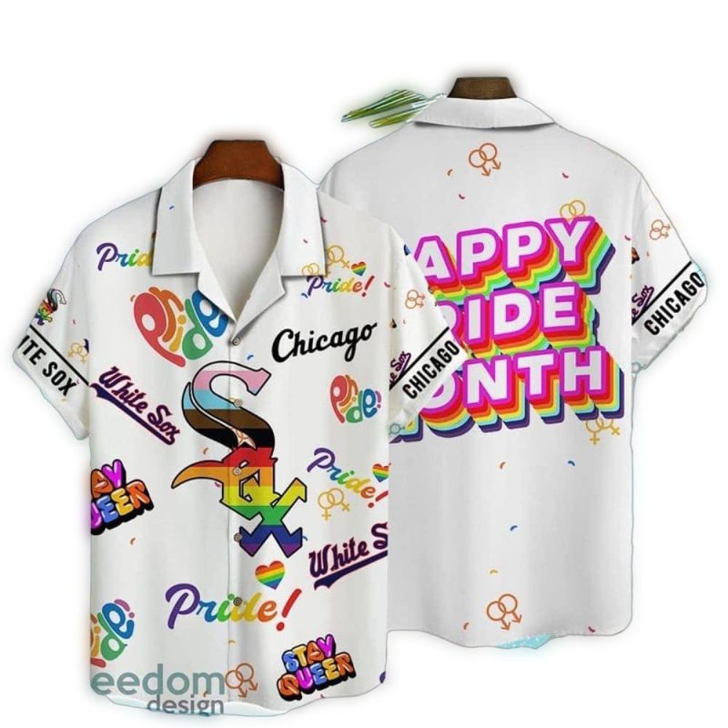 Chicago White Sox Happy Pride Month Hawaiian Shirt 1