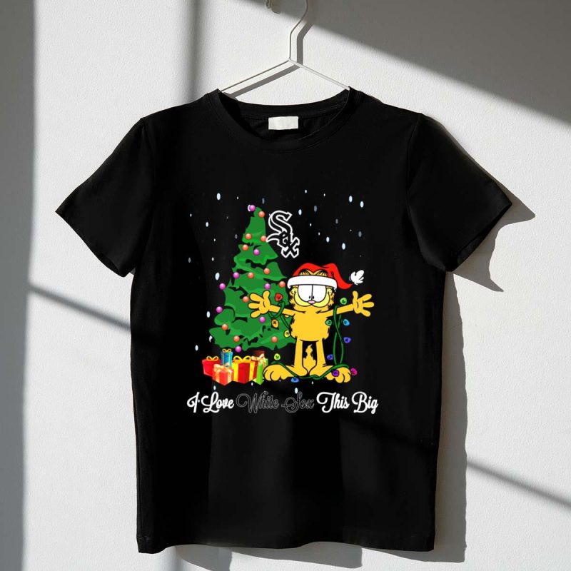 Chicago White Sox I Love White Sox This Big Christmas Tree Santa Hat Gifts T Shirt t shirt 1 1