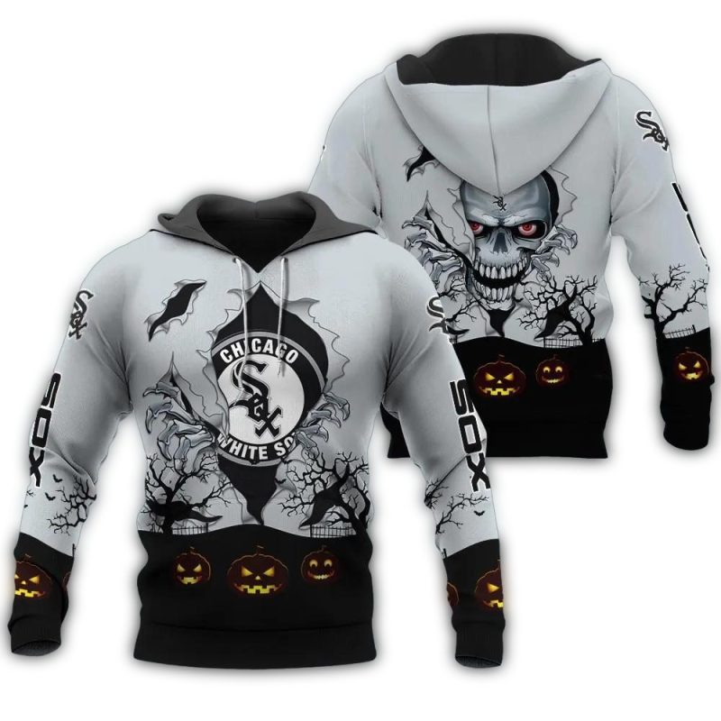 Chicago White Sox IT Halloween AOP Hoodie 1