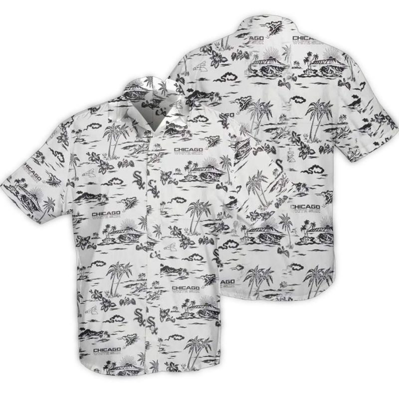 Chicago White Sox Island Pattern Hawaiian Shirt 1