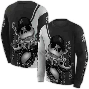 Chicago White Sox Jack Skellington All Over Print Sweatshirt