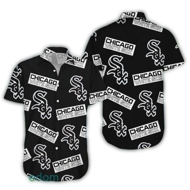 Chicago White Sox Logo Pattern Hawaiian Shirt 1