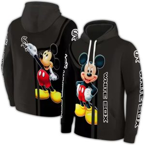 Chicago White Sox Mickey Mouse All Over Print Hoodie