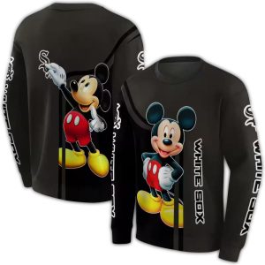 Chicago White Sox Mickey Mouse All Over Print Sweatshirt