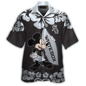 Chicago White Sox Mickey Mouse Tropical Summer Hawaiian Shirt