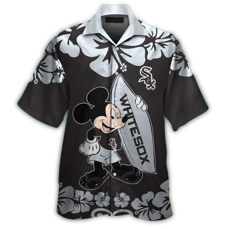 Chicago White Sox Mickey Mouse Surf Summer Tropical Hawaiian Shirt 1
