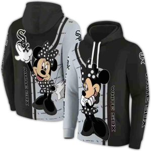Chicago White Sox Minnie Mouse All Over Print Hoodie