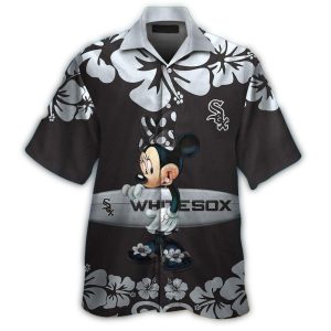 Chicago White Sox Minnie Mouse Tropical Hawaiian Shirt For Summer Fun