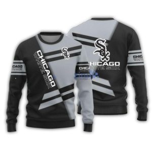 Chicago White Sox Modern Geometric Design Christmas Ugly Sweater