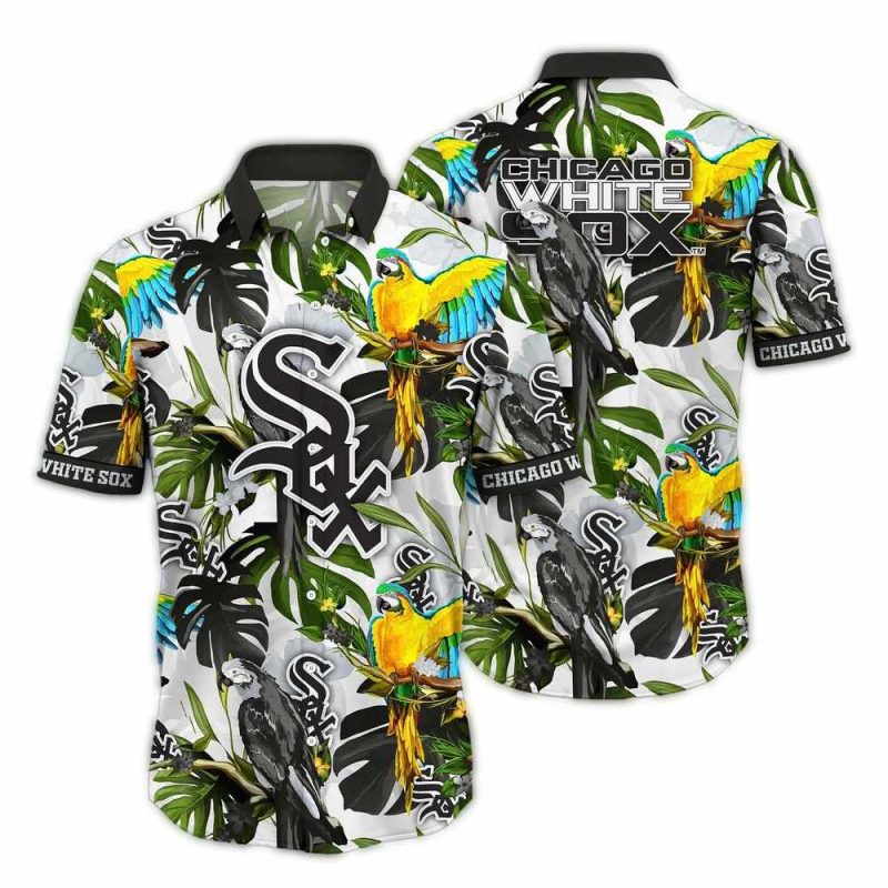 Chicago White Sox Parrot Vintage Hawaiian Shirt 1