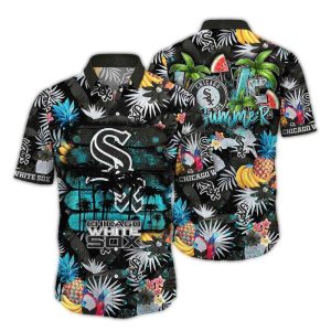 Chicago White Sox Pineapple Floral Hawaiian Shirt For Men