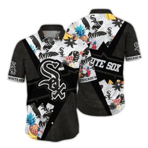 Chicago White Sox Tropical Pineapple Floral Hawaiian Shirt For Men