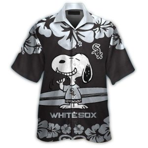 Chicago White Sox Snoopy Surf Beach Tropical Hawaiian Shirt For Fans