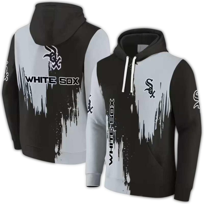 Chicago White Sox Splatter Effect AOP Hoodie 1