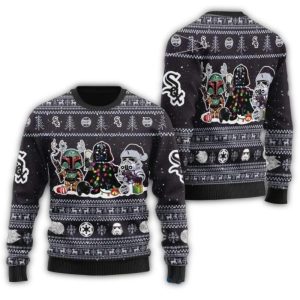 Chicago White Sox Star Wars Christmas Ugly Sweater