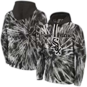 Chicago White Sox Tie Dye Pattern All Over Print Hoodie