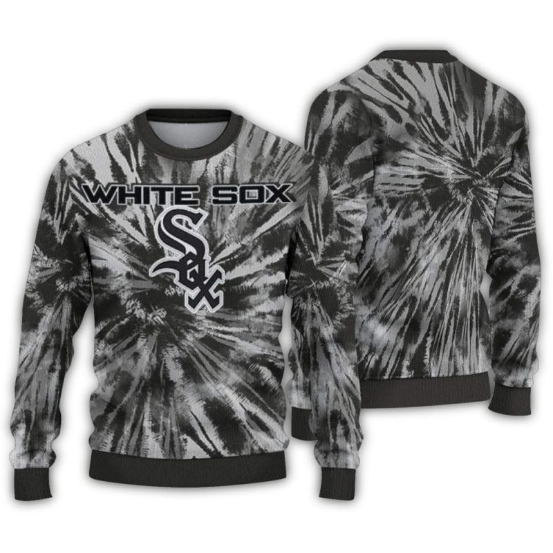 Chicago White Sox Tie Dye Ugly Sweater 1