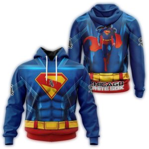 Chicago White Sox X Superman All Over Print Hoodie