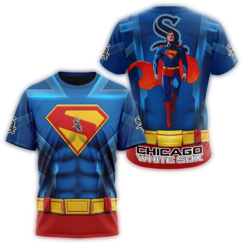 Chicago White Sox X Superman AOP T Shirt 1