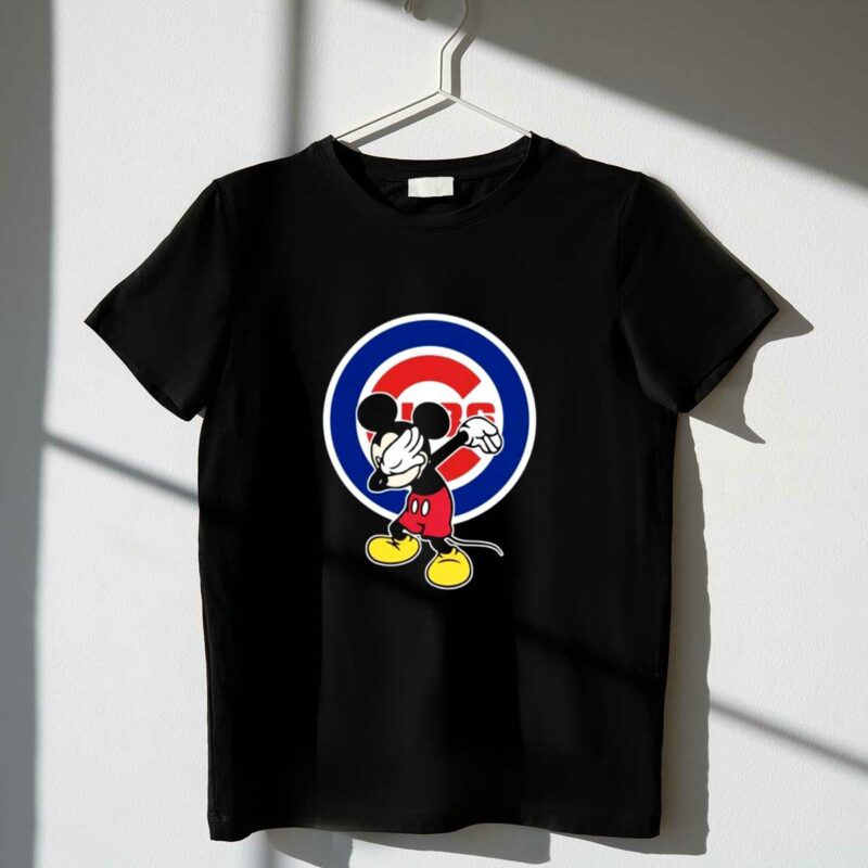 Chicago cubs baseball dabbing mickey disney sports t shirt 1 1.jpg