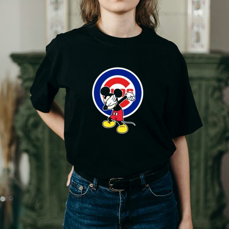 Chicago cubs baseball dabbing mickey disney sports t shirt 2 2.jpg
