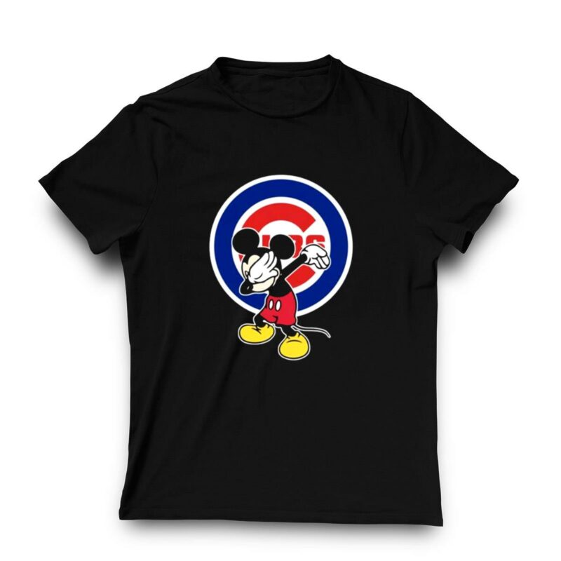 Chicago cubs baseball dabbing mickey disney sports t shirt 3 3.jpg