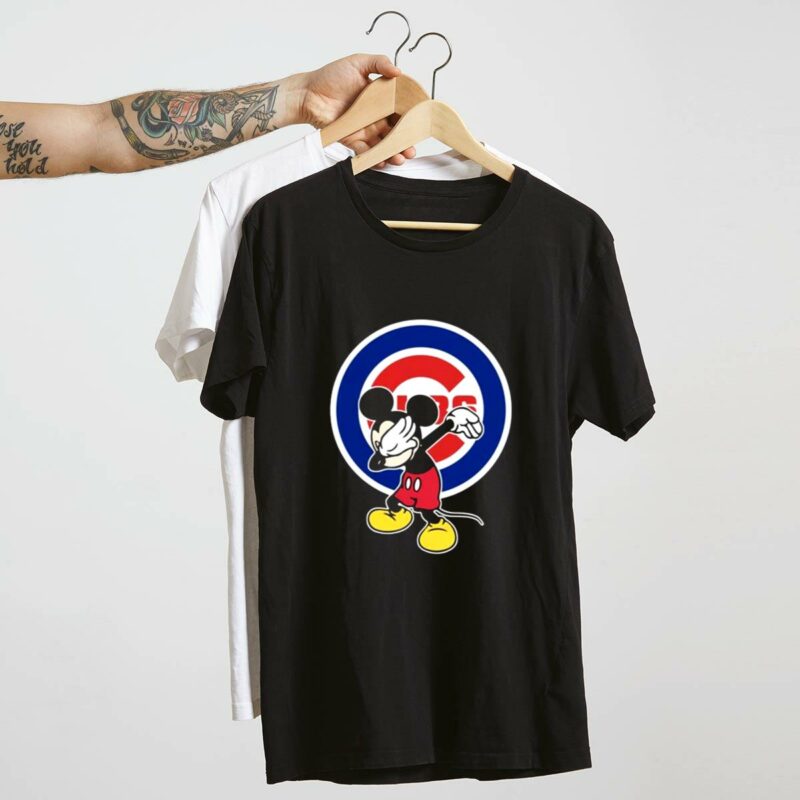 Chicago cubs baseball dabbing mickey disney sports t shirt 4 4.jpg