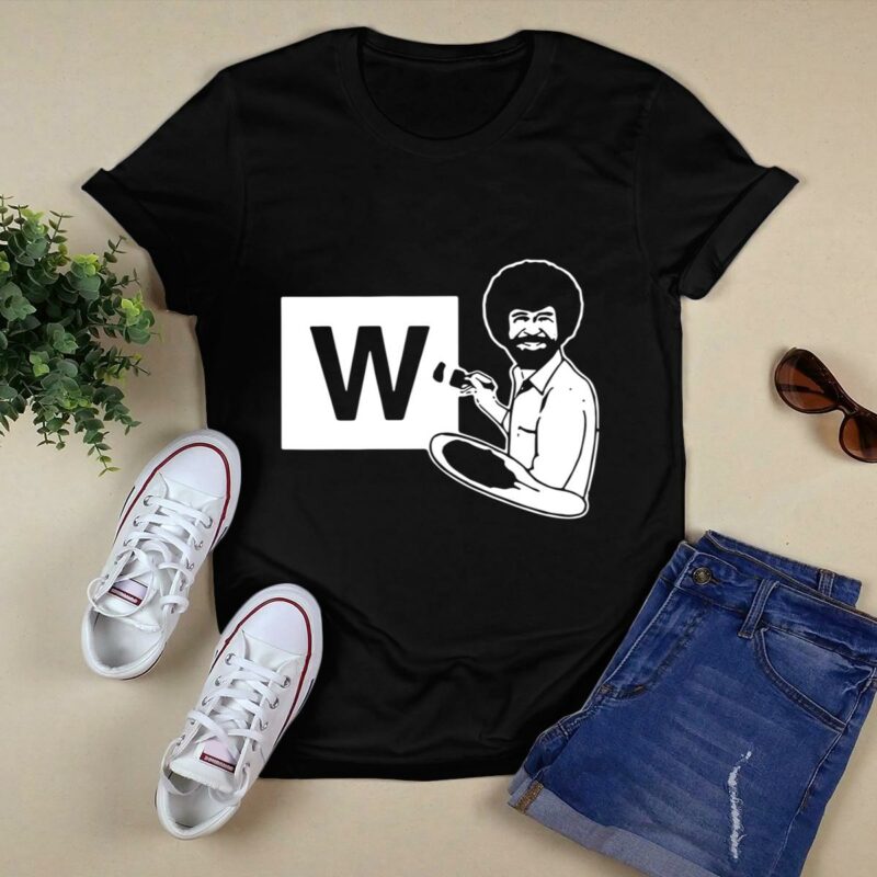Chicago cubs bob ross paint the w shirt t shirt 0.jpg