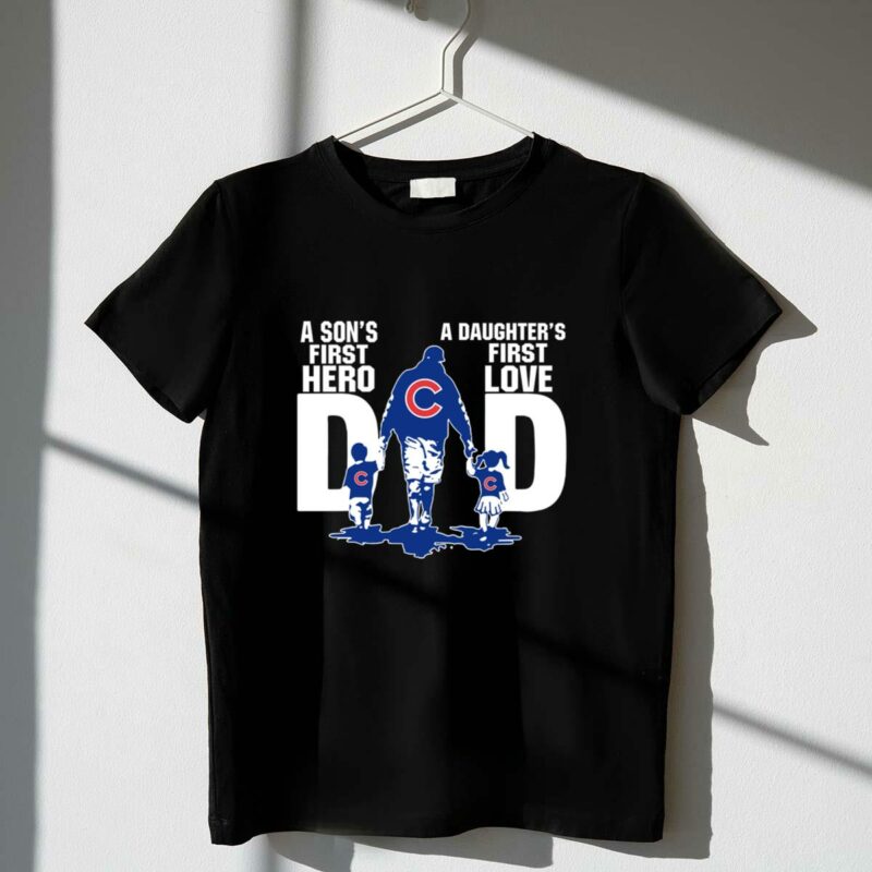 Chicago cubs dad sons first hero daughters first love shirt t shirt 1 1.jpg