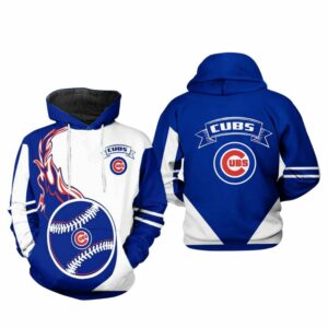 Chicago cubs fireball in my heart baseball 3d hoodie 1.jpg