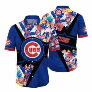 Chicago cubs floral flower and pineapple pattern hawaiian shirt 1.jpg