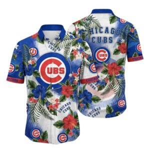 Chicago cubs floral flower pattern vacation summer tropical hawaiian shirt 1.jpg