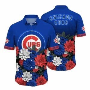 Chicago cubs floral flowers hawaiian shirt 1.jpg