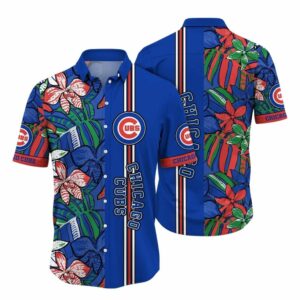 Chicago cubs floral flowers pattern hawaiian shirt 1.jpg