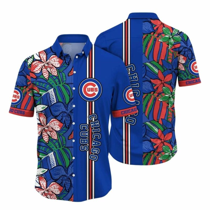 Chicago cubs floral flowers pattern hawaiian shirt 1.jpg