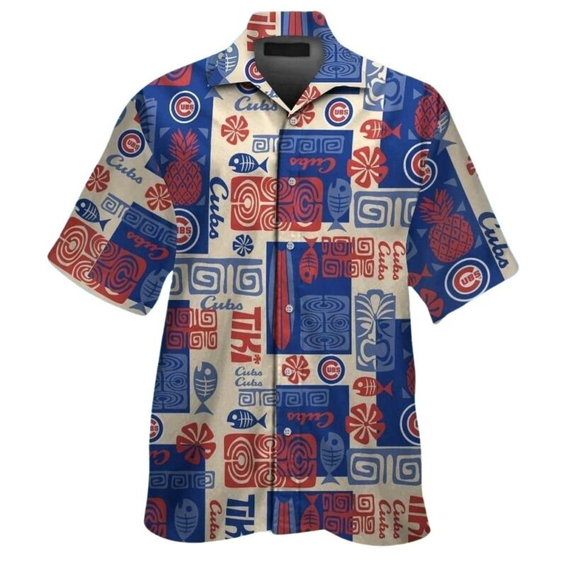 Chicago cubs flower fish pineapple pattern hawaiian shirt 1.jpg