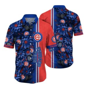 Chicago cubs flower floral pattern hawaiian shirt 1.jpg