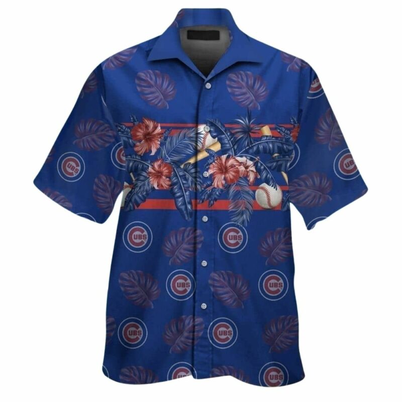Chicago cubs flower leafs ball pattern hawaiian shirt 1.jpg