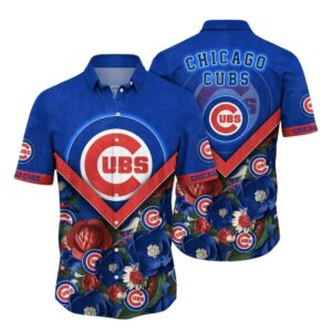 Chicago cubs flower pattern tropical hawaiian shirt 1.jpg