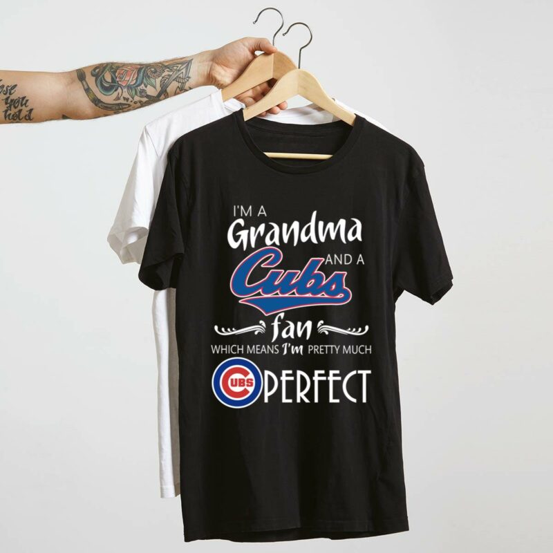Chicago cubs im grandma and a cubs fan which means im pretty much perfect shirt t shirt 4 4.jpg