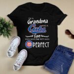 Chicago cubs im grandma and a cubs fan which means im pretty much perfect shirt t shirt 0.jpg