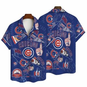 Chicago cubs major league baseball pattern hawaiian shirt 1.jpg