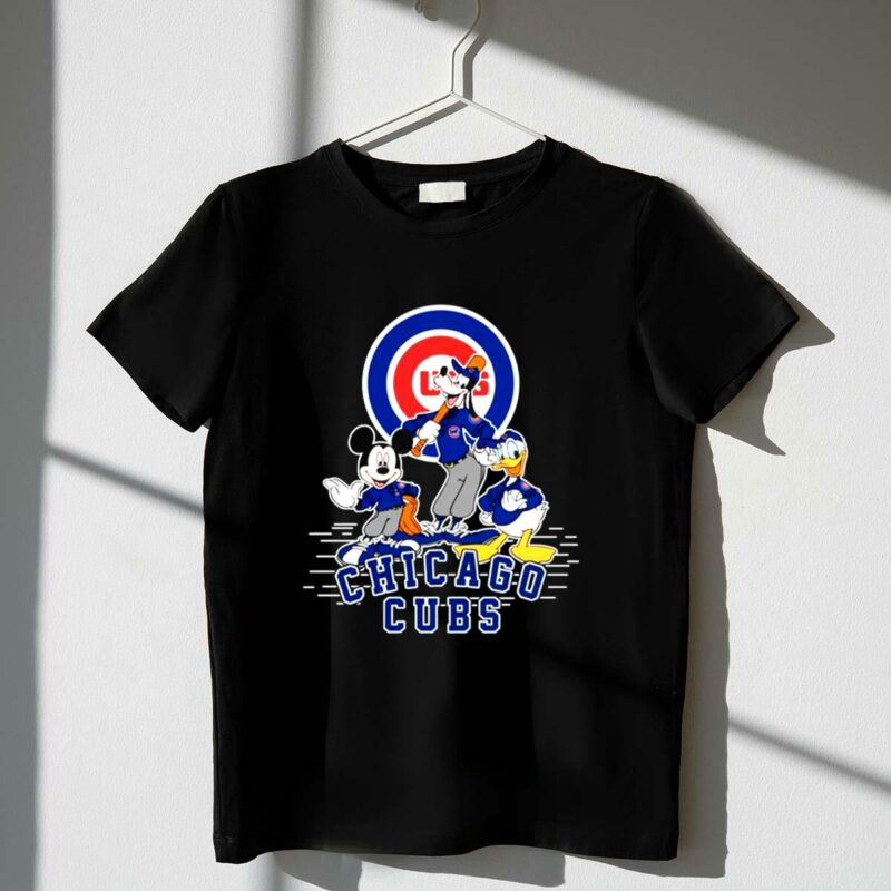 Chicago cubs mickey mouse donald duck goofy baseball t shirt 1 1.jpg