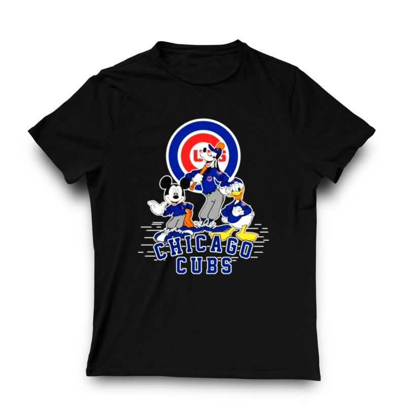 Chicago cubs mickey mouse donald duck goofy baseball t shirt 3 3.jpg