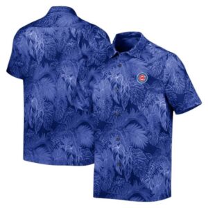 Chicago cubs midnight palms leaves hawaiian shirt 1.jpg