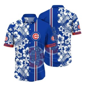 Chicago cubs quarter floral flower hawaiian shirt 1.jpg