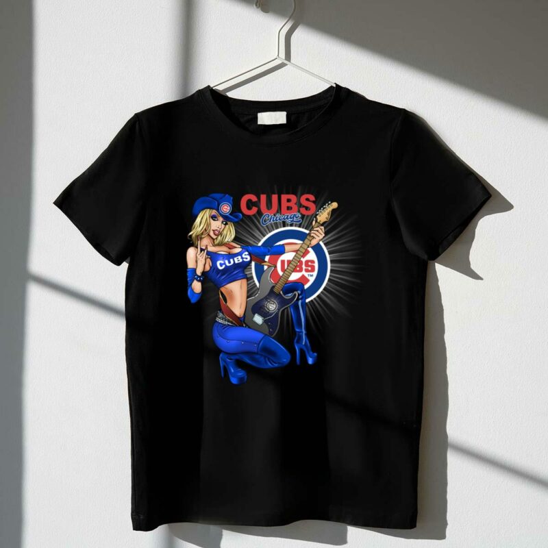 Chicago cubs rock and roll girl playing guitar t shirt 1 1.jpg