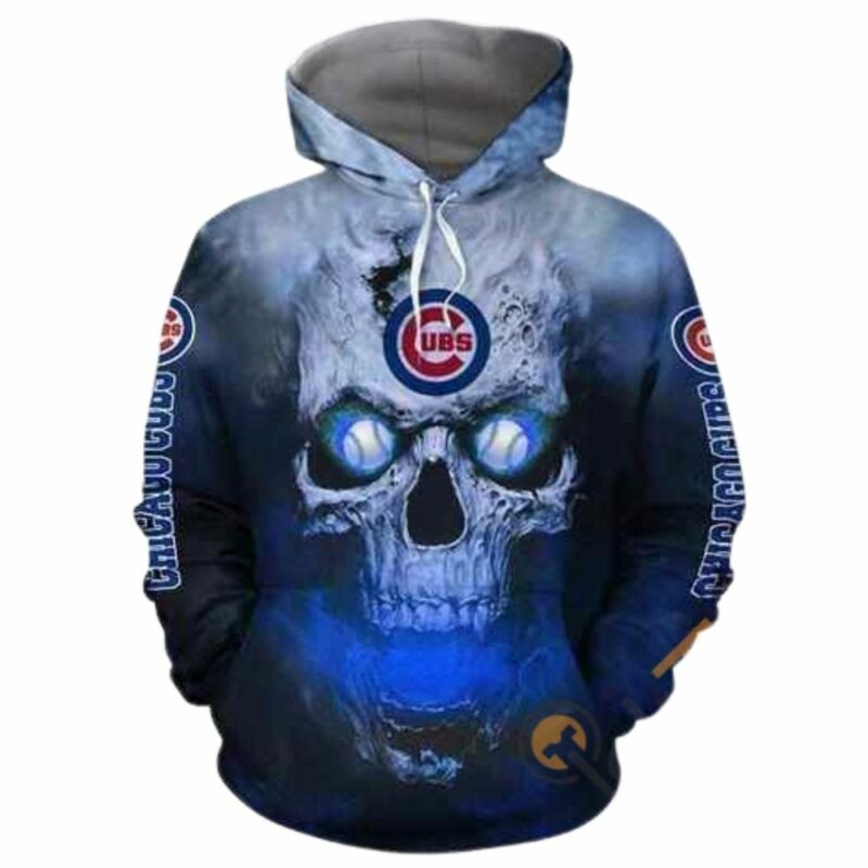 Chicago cubs skull on fire 3d hoodie 1.jpg